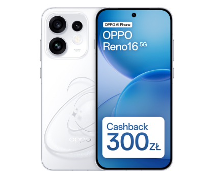Smartfon OPPO Reno16 5G 8/256GB White